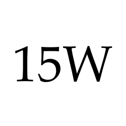 15W